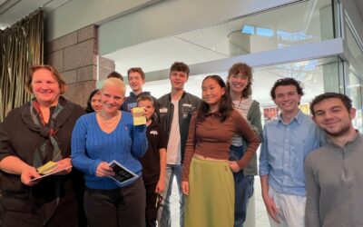 Stiftsschüler und Schülerinnen beim Auftakt zum Bildungspass Kultur in Stuttgart