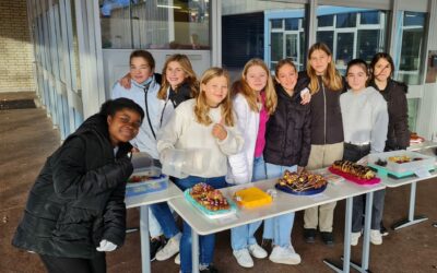 Kuchenverkaufsaktion der Klasse 6d