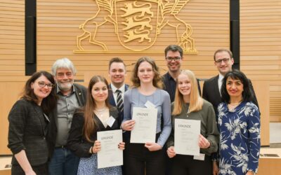 Schülerwettbewerb des Landtags von Baden-Württemberg zeichnet Stiftsschülerin mit Förderpreis aus
