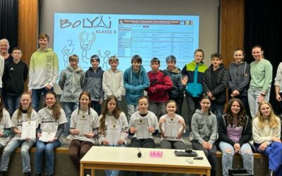 Herausragende Leistungen beim internationalen Mathematik-Wettbewerb „Bolyai“